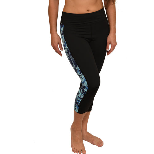 Wave Pattern Capri Yoga Pants - 2 Band Styles Available (Regular and W –  Ori Active