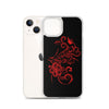 Hibiscus Tattoo iPhone Case - Red -  iPhone Case 11 12 13 (Pro Pro max Mini) 7 8 plus SE XR, X, XS, Xs max