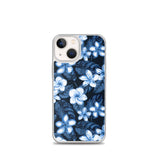Blue Plumeria iPhone Case -  iPhone Case 11 12 13 (Pro Pro max Mini) 7 8 plus SE XR, X, XS, Xs max