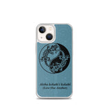 Gecko Yin Yang Polynesian Tattoo Iphone Case Aloha Kekahi I Kekahi (Love One Another) -  iPhone Case 11 12 13 (Pro Pro max Mini) 7 8 plus SE XR, X, XS, Xs max