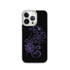 Purple Hibiscus Tattoo Tropical Flowers Hawaiian Floral iPhone Case 11 12 13 (Pro Pro max Mini) 7 8 plus SE XR, X, XS, Xs max