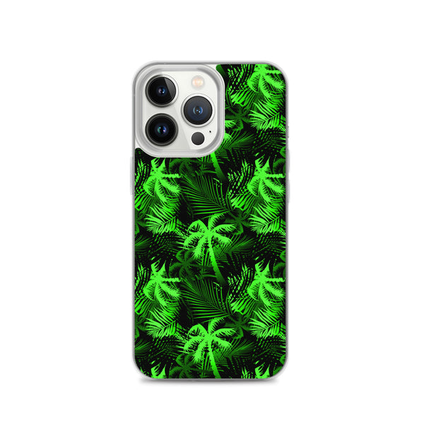 Palm Tree iPhone Case - Lime Green -  iPhone Case 11 12 13 (Pro Pro max Mini) 7 8 plus SE XR, X, XS, Xs max