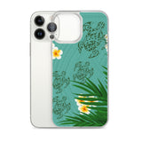 Honu (Hawaiian Sea Turtle) with Ferns and Plumerias Tattoo iPhone Case -  iPhone Case 11 12 13 (Pro Pro max Mini) 7 8 plus SE XR, X, XS, Xs max