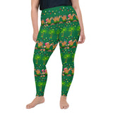 Christmas in Hawaii Leggings up to size 6XL - 4 Color Choices & Regular or Wide Waistband