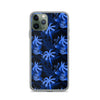 blue palm tree iphone phone case