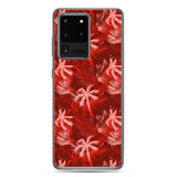 tropical red samsung phone case