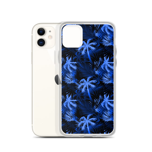 blue Hawaiian palm tree case