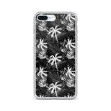 fern and palm tree iphone case