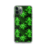 lime fern iphone case