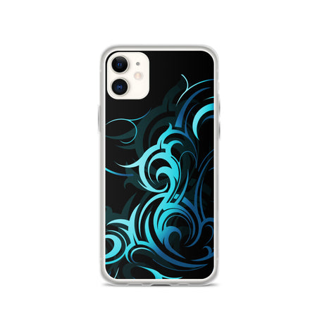 Blue Plumeria iPhone Case -  iPhone Case 11 12 13 (Pro Pro max Mini) 7 8 plus SE XR, X, XS, Xs max