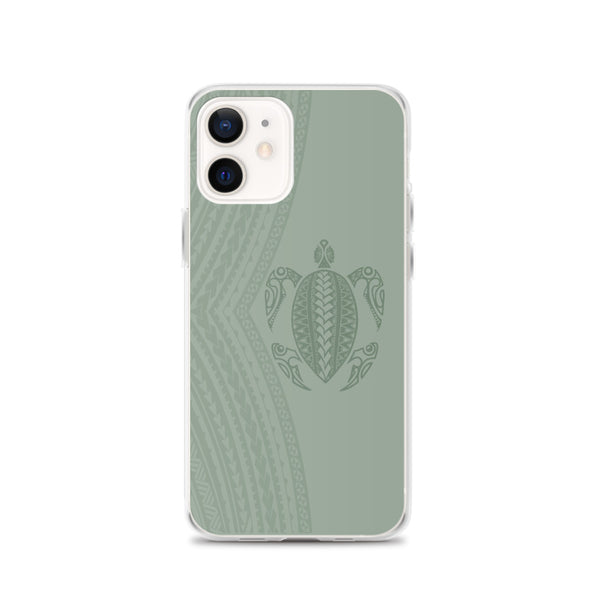 Honu tattoo green iphone case