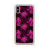 palm tree fern pink phone case