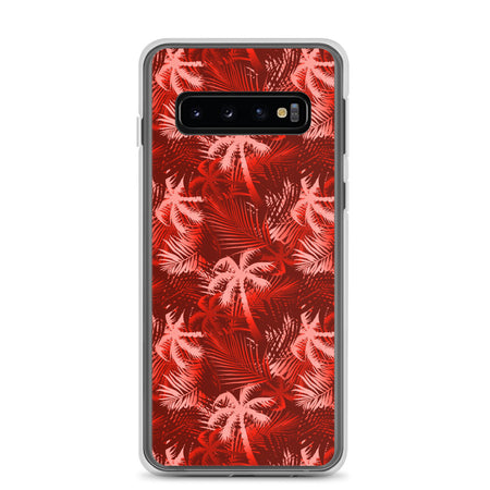 Palm Tree - Lime Green - Samsung Galaxy Case S10 S20 S21 S22 E FE Plus and Ultra