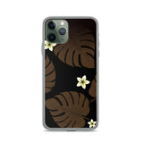 Monstera leaf iphone case