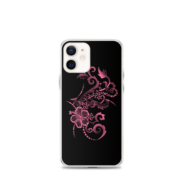 pink floral iphone case