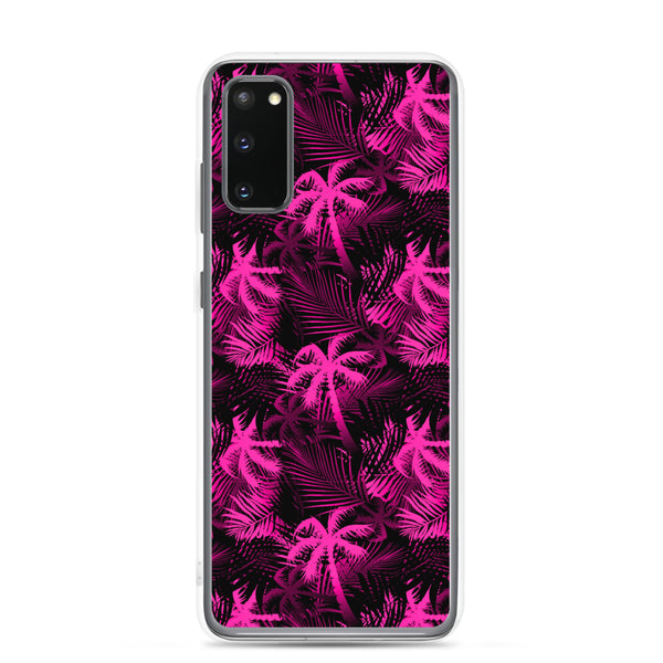 palm fern pink samsung galaxy case
