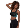 Wave Pattern Hawaiian athletic bra