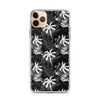 black and white palm tree phone case