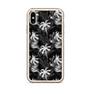 tropical iphone case black