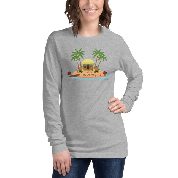 Tropical Christmas Long Sleeve Shirt