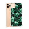 green palm tree iphone phone case