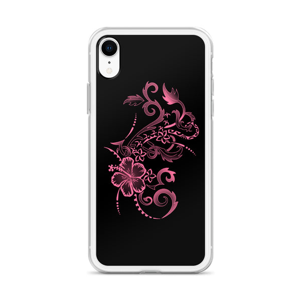 pink floral iphone case