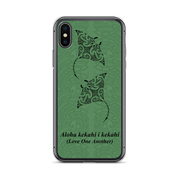 Maori tattoo iphone case green