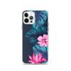 pink flowers iphone case