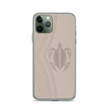Brown Honu iphone case