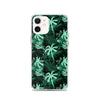 green iphone case palm trees