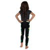 Plumeria Hawaiian tattoo leggings kids