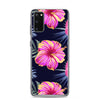 Bright Pink Hibiscus Samsung Case - Samsung Galaxy Case S10 S20 S21 S22 E FE Plus and Ultra