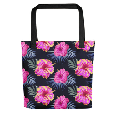 Tropical Floral and Fern Tote bag