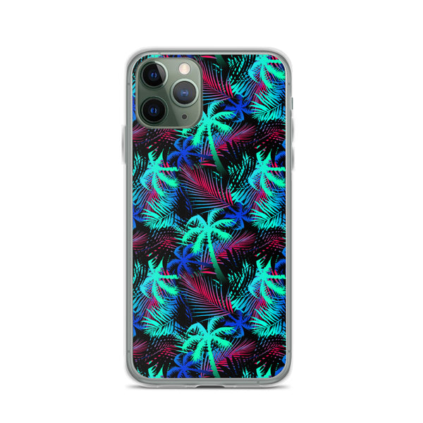 multi colored fern iphone case