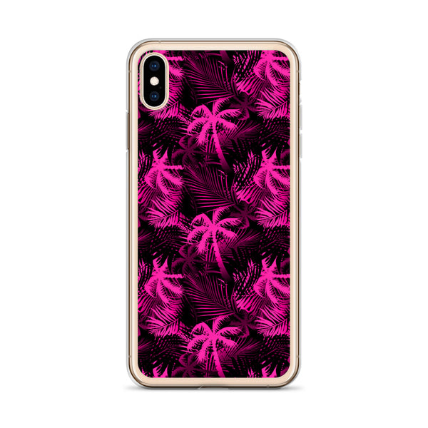 pink palm tree phone case