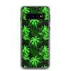 lime green samsung palm tree case