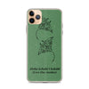 Poly tattoo iphone case green