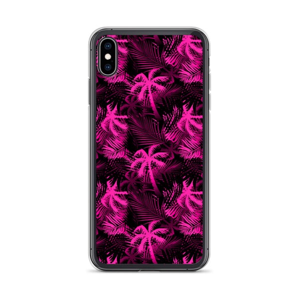 Hot pink Hawaiian iphone case