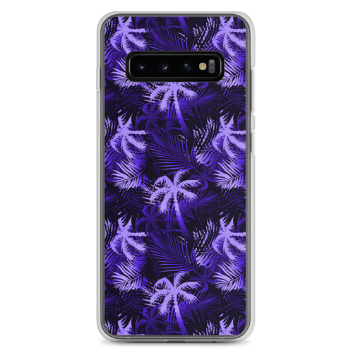 purple palm tree samsung case