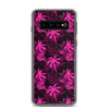 hot pink palm tree samsung case