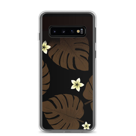 Hibiscus Tattoo - Blue - Samsung Galaxy Case S10 S20 S21 S22 E FE Plus and Ultra