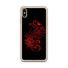 Red Polynesian Tattoo Iphone case