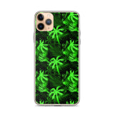 bright green fern iphone case