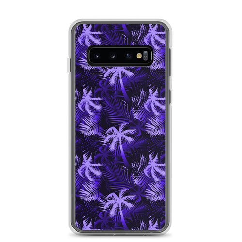 purple palm tree samsung galaxy case