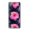 Bright Pink Hibiscus Samsung Case - Samsung Galaxy Case S10 S20 S21 S22 E FE Plus and Ultra