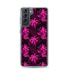 Palm Tree - Hot Pink - Samsung Galaxy Case S10 S20 S21 S22 E FE Plus and Ultra