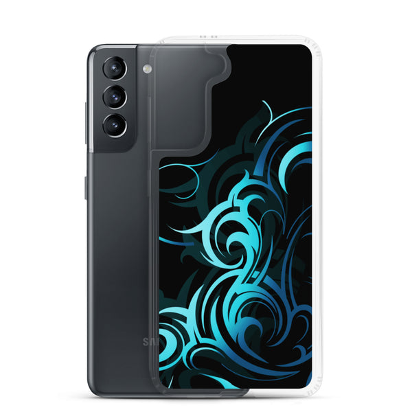 Abstract Wave Pattern Samsung Galaxy Case S10 S20 S21 S22 E FE Plus and Ultra