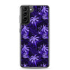 Palm Tree - Purple - Samsung Galaxy Case S10 S20 S21 S22 E FE Plus and Ultra