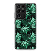 Palm Tree - Green - Samsung Galaxy Case S10 S20 S21 S22 E FE Plus and Ultra