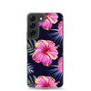 Bright Pink Hibiscus Samsung Case - Samsung Galaxy Case S10 S20 S21 S22 E FE Plus and Ultra